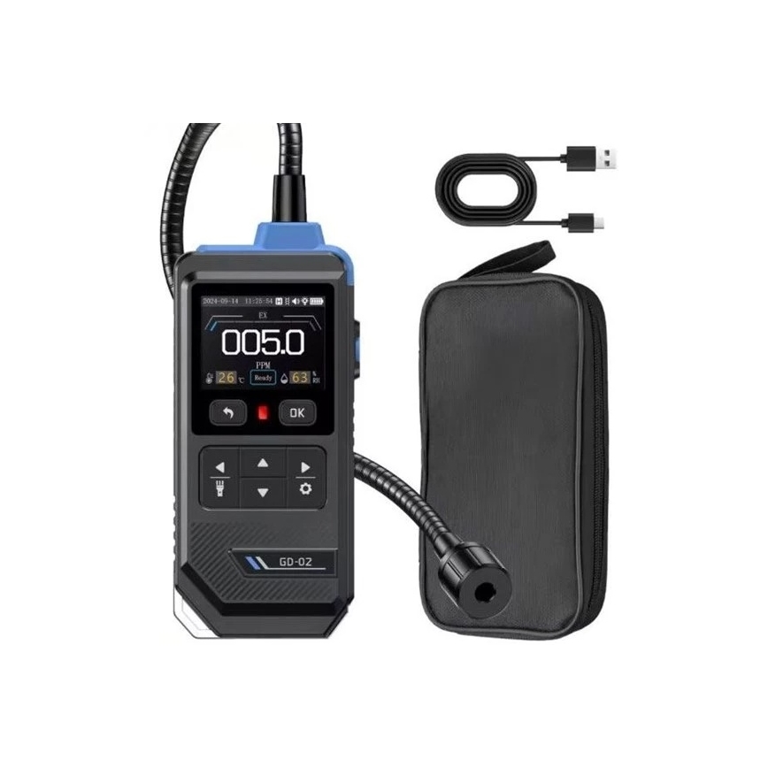 Uzliesmojošo gāzu detektors 1500 mAh 5V