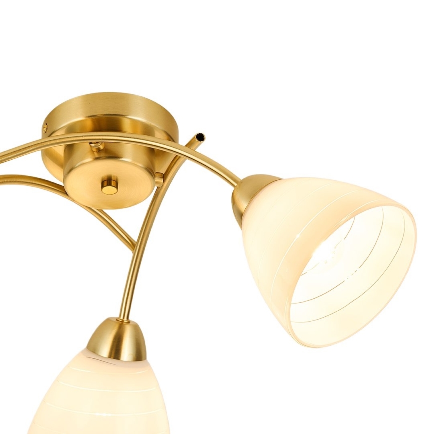 Uzstādāma griestu lustra CLARA 3xE27/15W/230V zelta