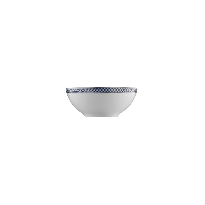 Vakariņu servīze 24 gab. balta/zila/porcelāns