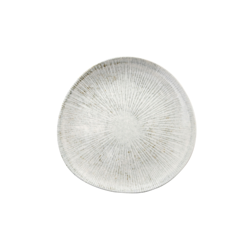 Vakariņu servīze 24 gab. pelēka/porcelāns