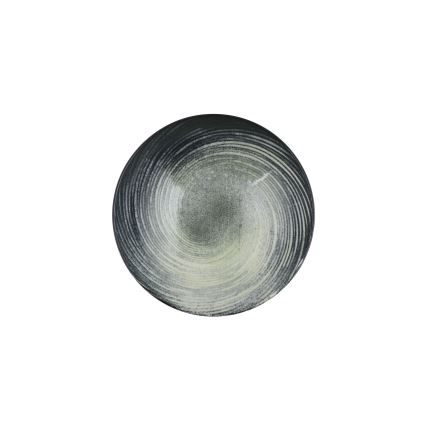 Vakariņu servīze 24 gab., zaļa/melna, porcelāns