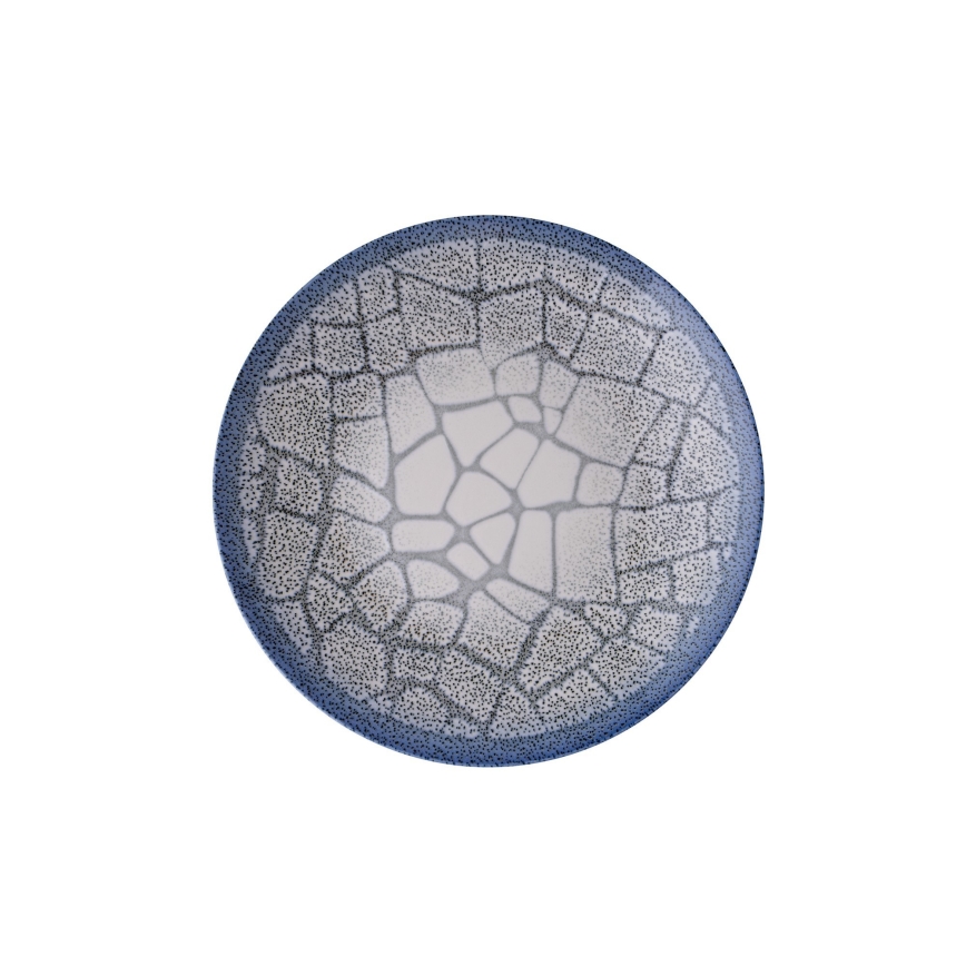 Vakariņu servīze 24 gab., zila/porcelāns