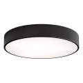 Vannas istabai paredzēts griestu gaismeklis ar sensoru CLEO, 4xE27/24W/230V, diametrs 50 cm, IP54, melns
