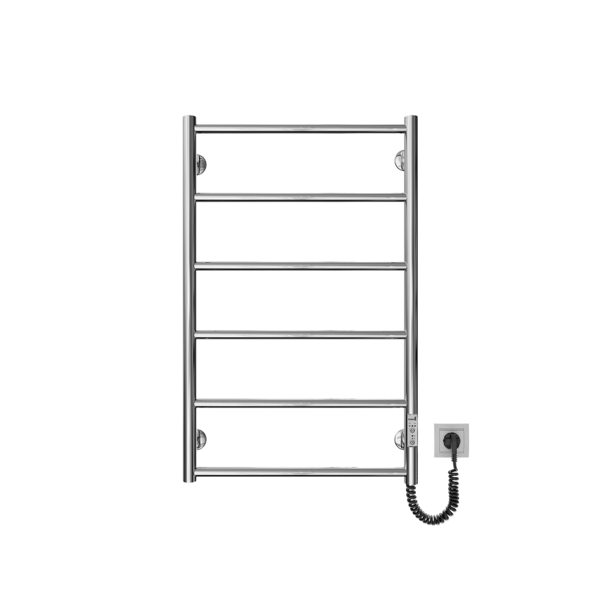 Vannas istabas dvieļu radiators CLASSIC 110W/230V 81x52 cm nerūsējošais tērauds/spīdīgs hroms labais