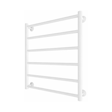 Vannas istabas dvieļu radiators INOX FLAT 122W/230V 57x43 cm nerūsējošais tērauds/balts