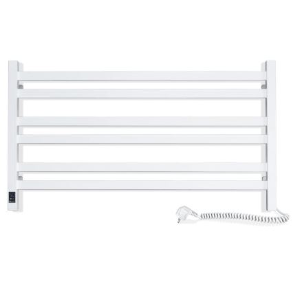 Vannas istabas dvieļu žāvētājs ar termostatu AVANGARD 316W/230V 50,6 cm IP44 balts labais kantains