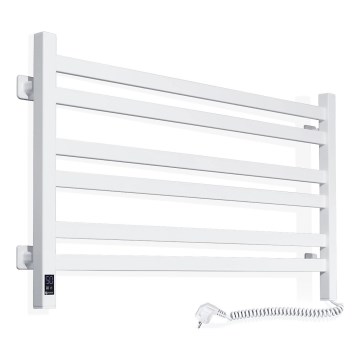 Vannas istabas dvieļu žāvētājs ar termostatu AVANGARD 316W/230V 50,6 cm IP44 balts labais kantains