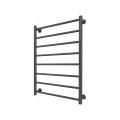 Vannas istabas dvieļu žeburveida radiators INOX FLAT 163W/230V 77x53 cm nerūsējošais tērauds/antracīts