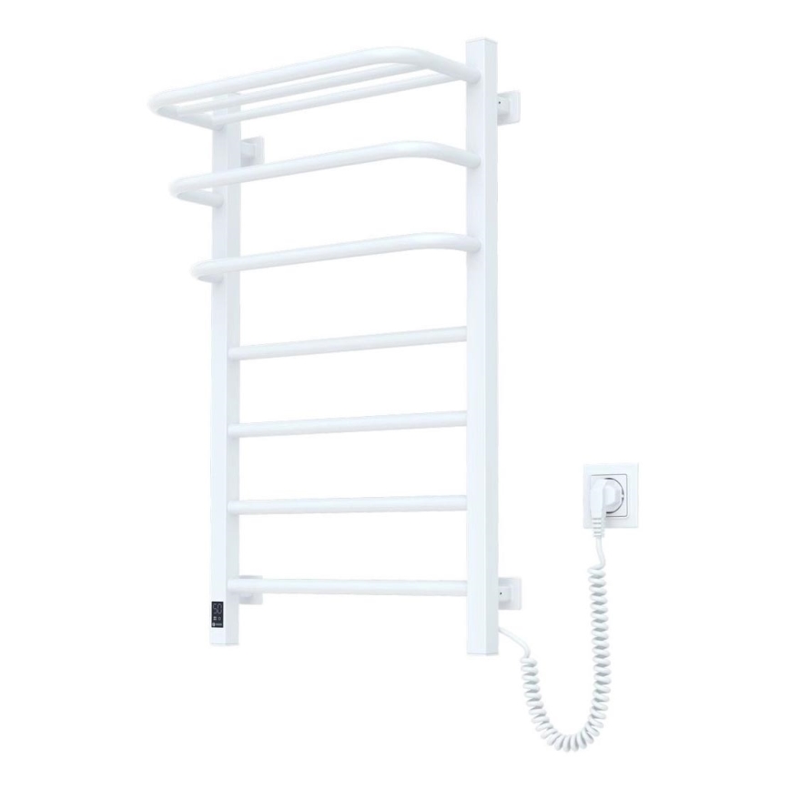 Vannas istabas elektriskais radiators ar termostatu FORTIS 350W/230V 80,6 cm IP44 balts, labais