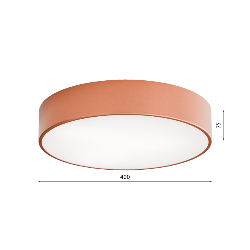 Vannas istabas griestu gaismeklis ar sensoru CLEO 3xE27/24W/230V Ø 40 cm vara krāsā IP54