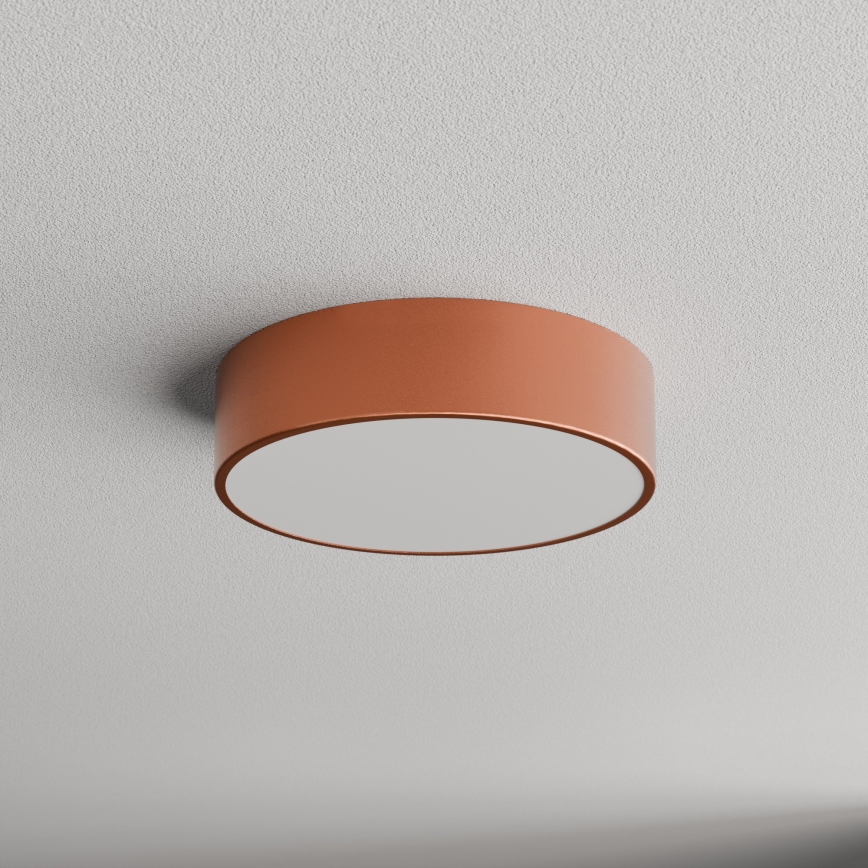 Griestu lampa vannas istabai CLEO ar sensoru, 2xE27/24W/230V, Ø 30 cm, vara krāsas, IP54