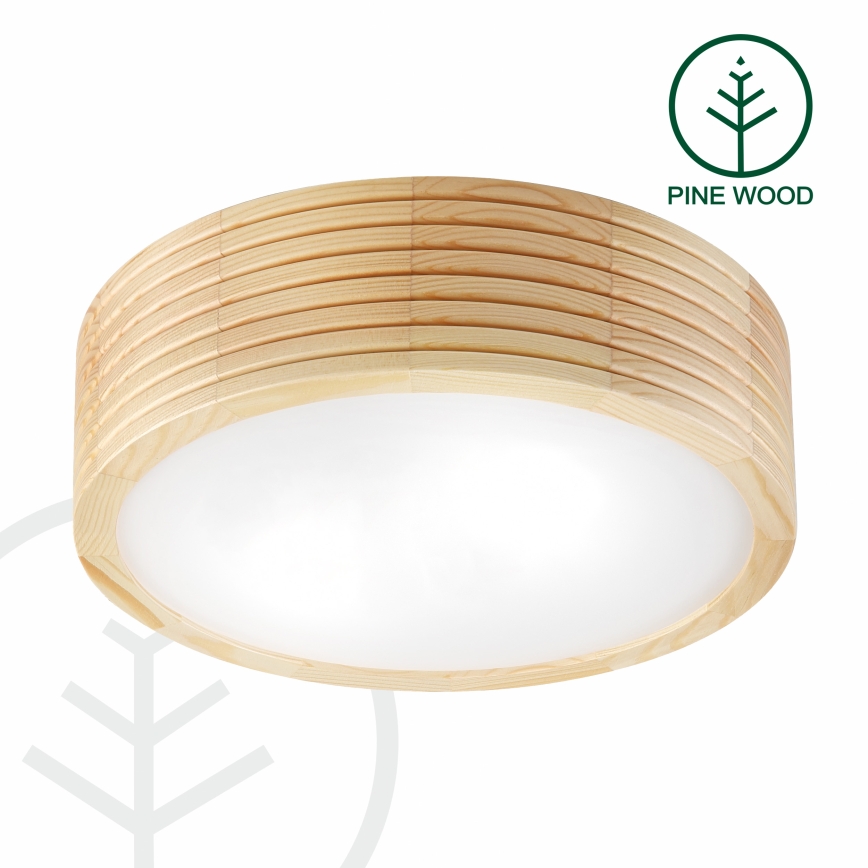 Vannas istabas griestu gaismeklis NATURAL MODERN 2xE27/15W/230V IP54 pr. 27,5 cm no priedes