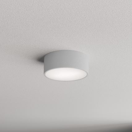 Vannas istabas griestu lampa CLEO 1xE27/24W/230V d. 20 cm pelēka IP54