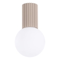 Vannas istabas griestu lampa HALO 1xG9/8W/230V d. 12 cm IP44 bēša