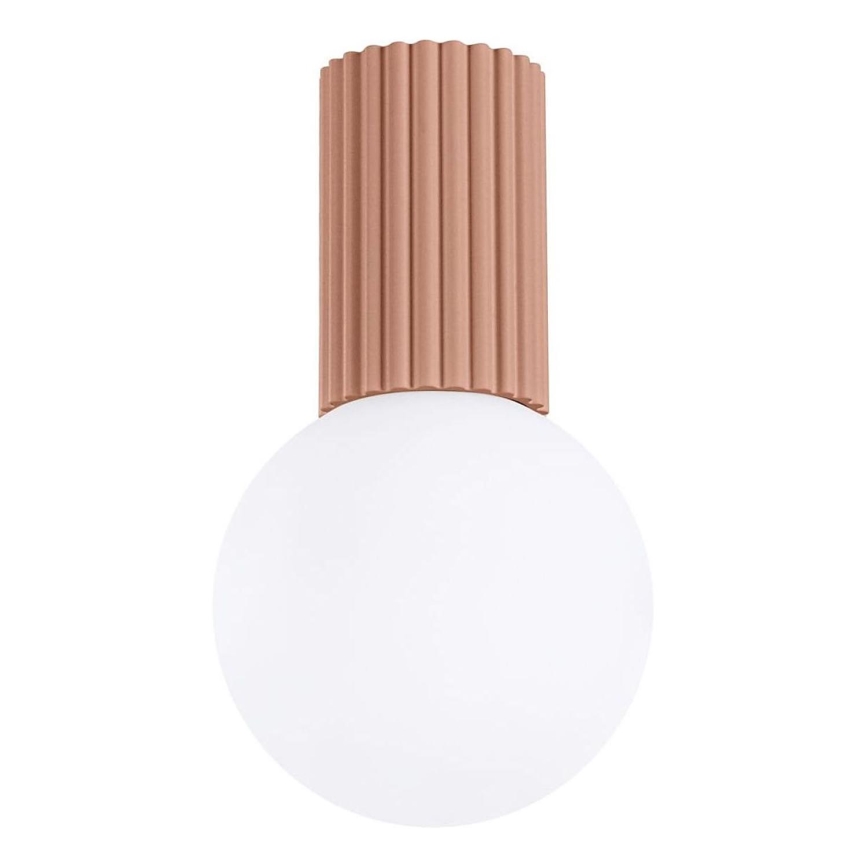 Vannas istabas griestu lampa HALO 1xG9/8W/230V d. 12 cm IP44 brūna