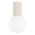 Vannas istabas griestu lampa HALO 1xG9/8W/230V d. 12 cm IP44 krēmkrāsa