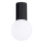 Vannas istabas griestu lampa HALO 1xG9/8W/230V d. 12 cm IP44 melna