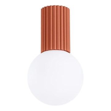 Vannas istabas griestu lampa HALO 1xG9/8W/230V d. 12 cm IP44 oranža