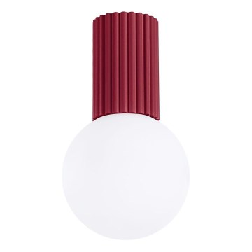Vannas istabas griestu lampa HALO 1xG9/8W/230V d. 12 cm IP44 sarkana
