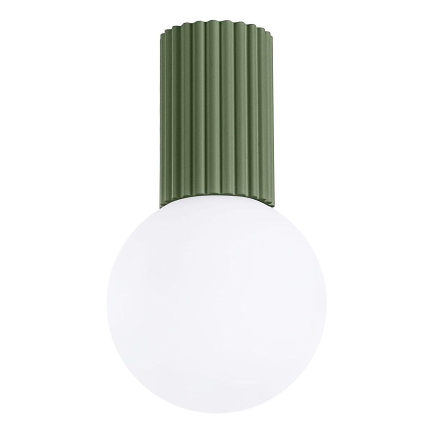 Vannas istabas griestu lampa HALO 1xG9/8W/230V d. 12 cm IP44 zaļa