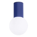 Vannas istabas griestu lampa HALO 1xG9/8W/230V d. 12 cm IP44 zila