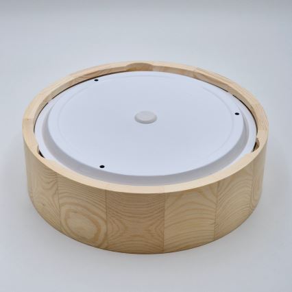 Vannas istabas griestu lampa NATURAL 2xE27/15W/230V IP54 priede ø 27 cm - FSC sertificēts