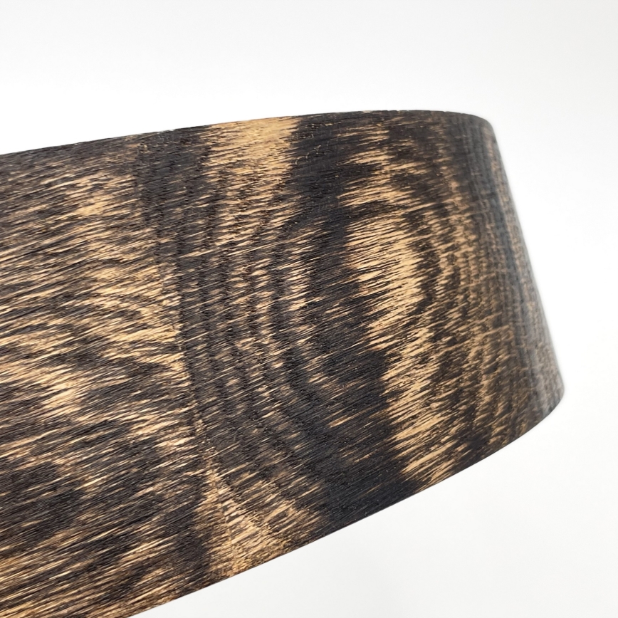 Vannas istabas griestu lampa OAK SMOKY 2xE27/15W/230V IP54 ø 27,5 cm ozols/brūna