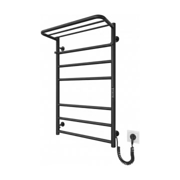 Vannas istabas kāpņu tipa dvieļu žāvētājs HOME 95W/230V 77x53 cm nerūsējošais/melns labais