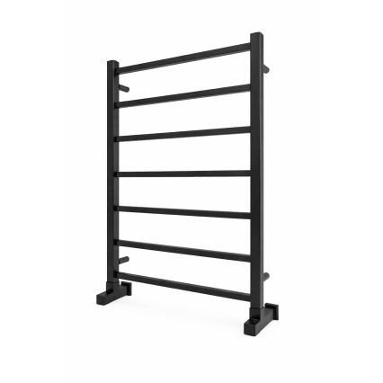 Vannas istabas kāpņu tipa dvieļu žāvētājs INOX TOKIO 161W/230V 77x53 cm, nerūsējošais tērauds/melns