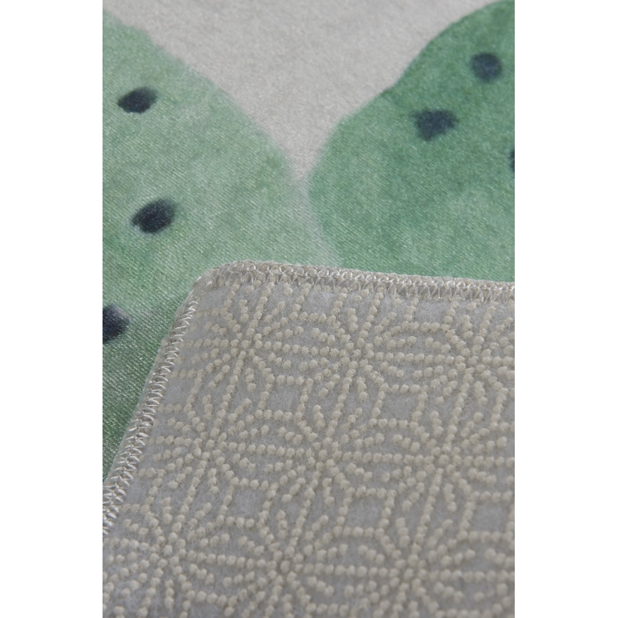 Vannas istabas paklājs GREEN 40x60 cm zaļa