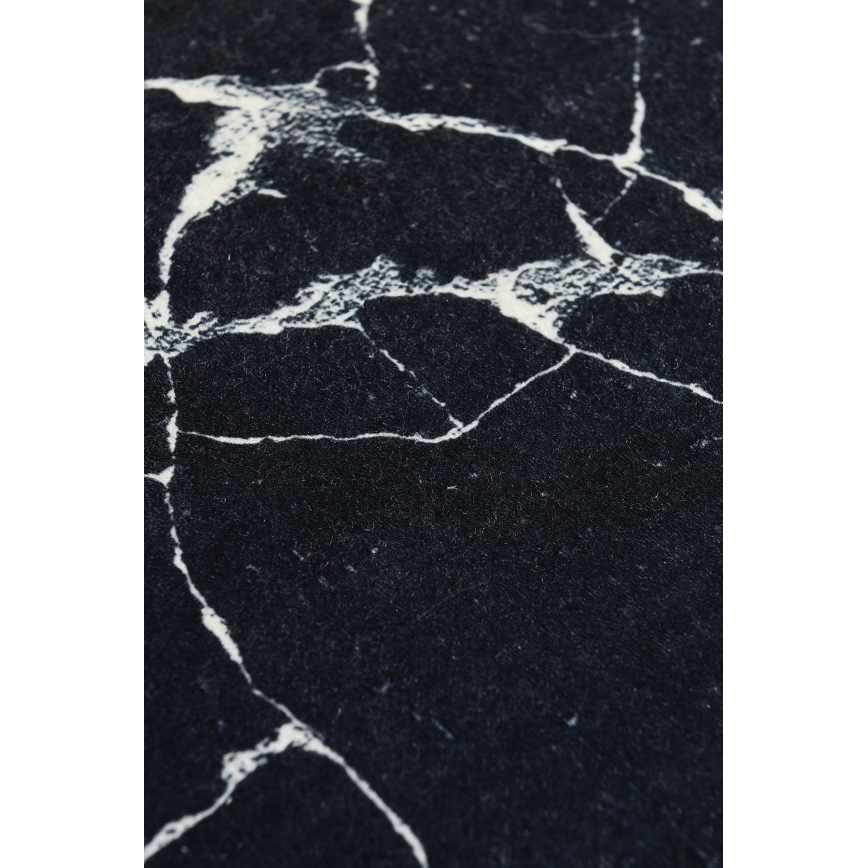 Vannas istabas paklājs MARBLE 40x60 cm melna