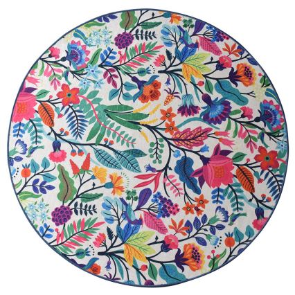 Vannas istabas paklājs PICTURA d. 100 cm krāsaina