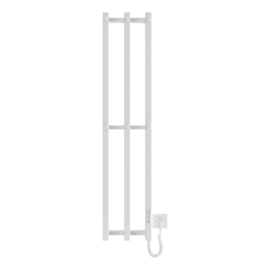 Vannas istabas radiators HF SLIM 110W/230V 117x25 cm balta leņķa
