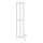 Vannas istabas radiators HF SLIM 110W/230V 117x25 cm balta leņķa