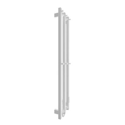 Vannas istabas radiators HF SLIM 110W/230V 117x25 cm balta leņķa