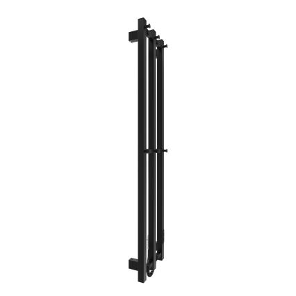 Vannas istabas radiators HF SLIM 110W/230V 117x25 cm melna leņķa