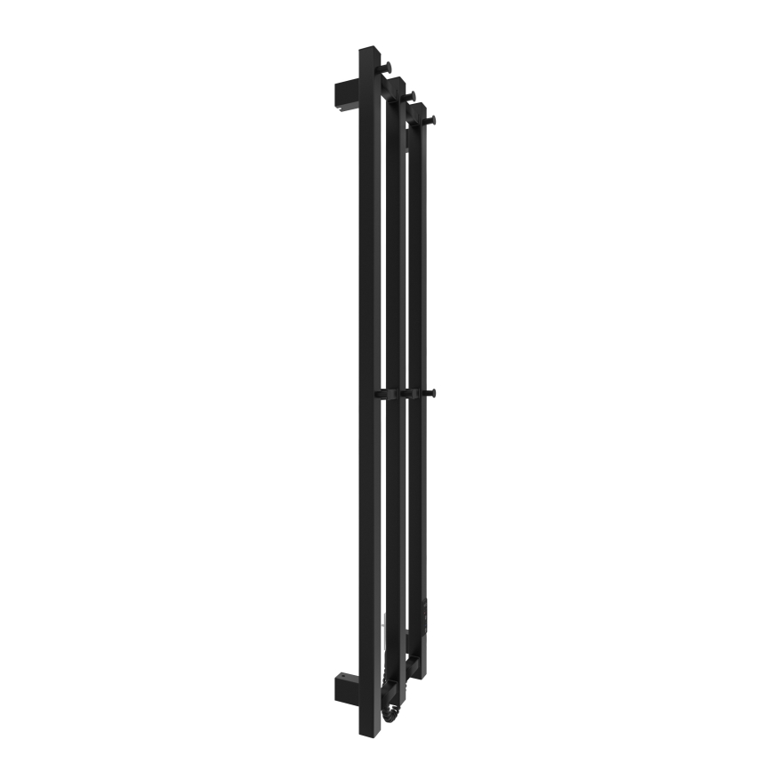 Vannas istabas radiators HF SLIM 110W/230V 117x25 cm melna leņķa