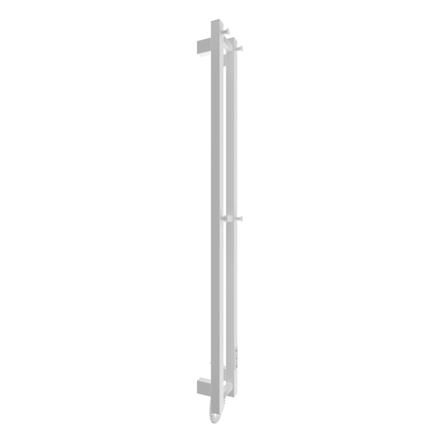 Vannas istabas radiators HF SLIM 80W/230V 117x14 cm balta leņķa