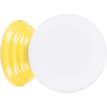 Vannas istabas sienas gaismeklis ZORI 1xG9/8W/230V IP44 dzeltens