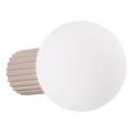 Vannas istabas sienas lampa HALO 1xG9/8W/230V d. 12 cm IP44 bēša