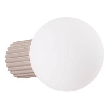 Vannas istabas sienas lampa HALO 1xG9/8W/230V d. 12 cm IP44 bēša
