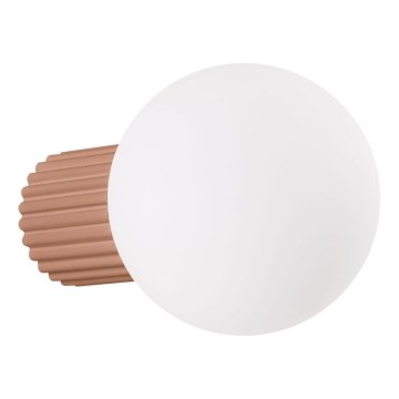 Vannas istabas sienas lampa HALO 1xG9/8W/230V d. 12 cm IP44 brūna