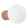 Vannas istabas sienas lampa HALO 1xG9/8W/230V d. 12 cm IP44 brūna