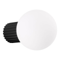 Vannas istabas sienas lampa HALO 1xG9/8W/230V d. 12 cm IP44 melna