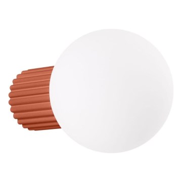 Vannas istabas sienas lampa HALO 1xG9/8W/230V d. 12 cm IP44 oranža
