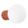 Vannas istabas sienas lampa HALO 1xG9/8W/230V d. 12 cm IP44 oranža