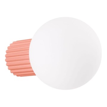 Vannas istabas sienas lampa HALO 1xG9/8W/230V d. 12 cm IP44 rozā