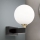 Vannas istabas sienas lampa MARA 1xG9/20W/230V IP44 melna