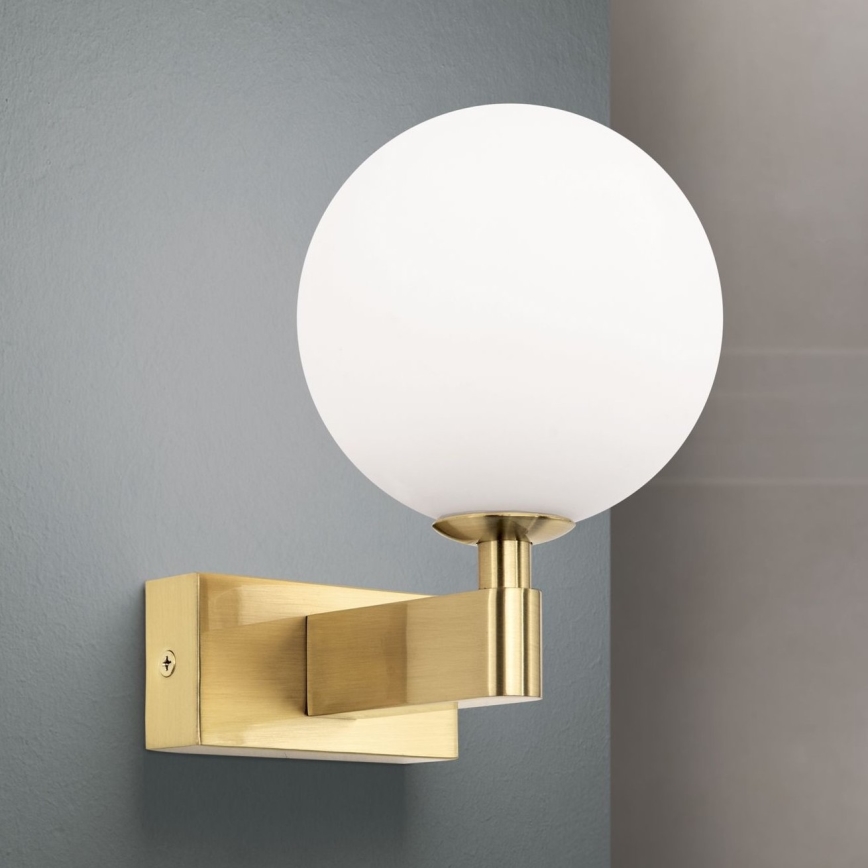 Vannas istabas sienas lampa MARA 1xG9/20W/230V IP44 zelta