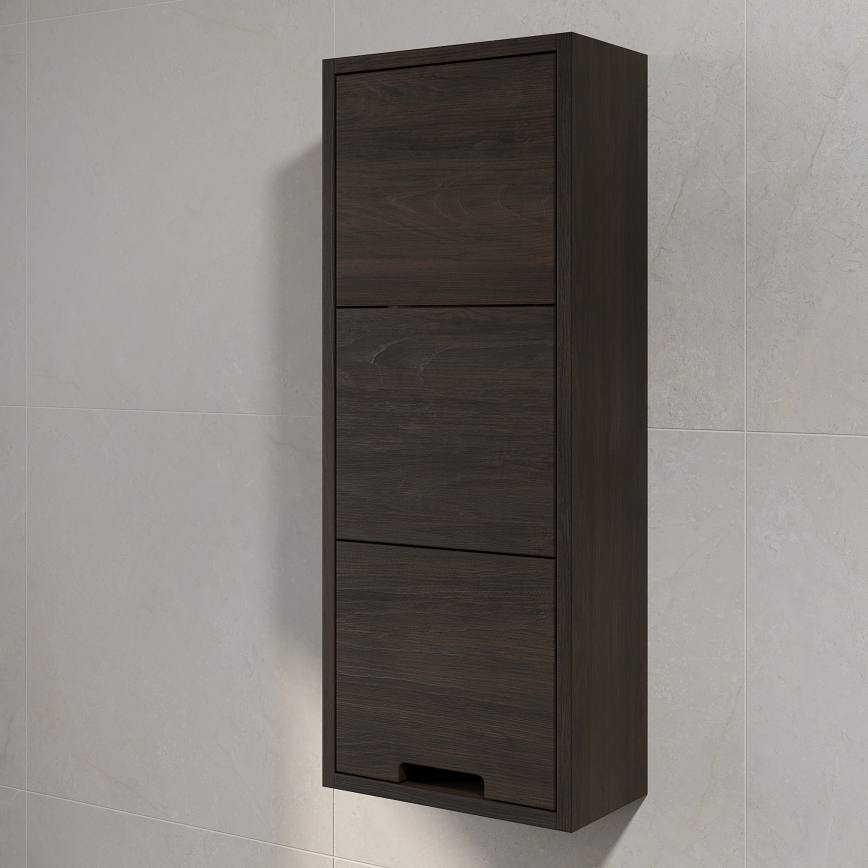 Vannas istabas sienas skapītis GRIBSKOV 90 cm brūns/ozols